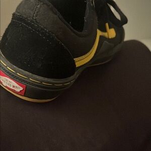 Vans Black and Yellow Sneakers